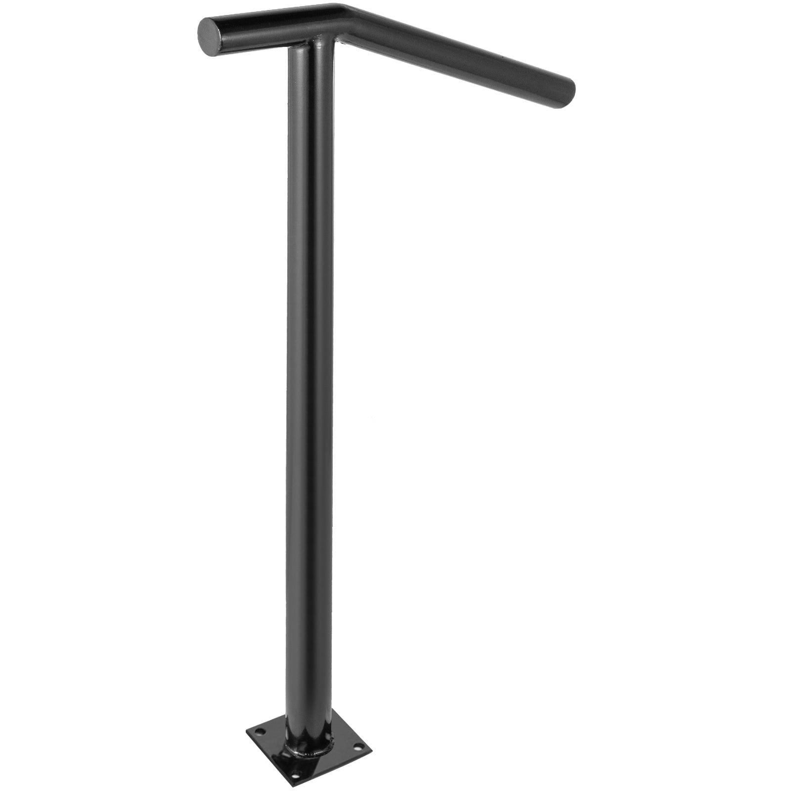 Stair Railing Black Steel single