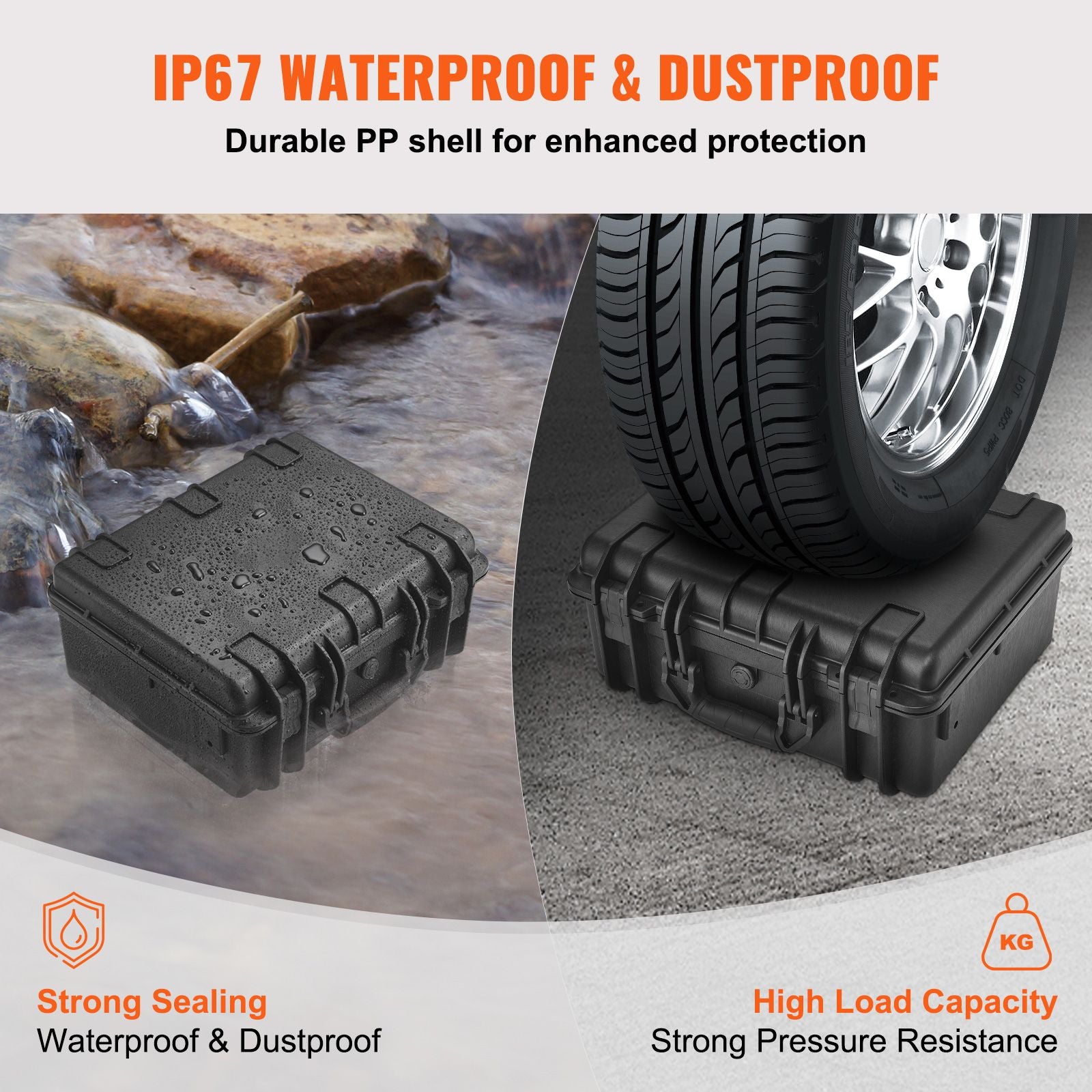 Pistol Case Waterproof Lockable