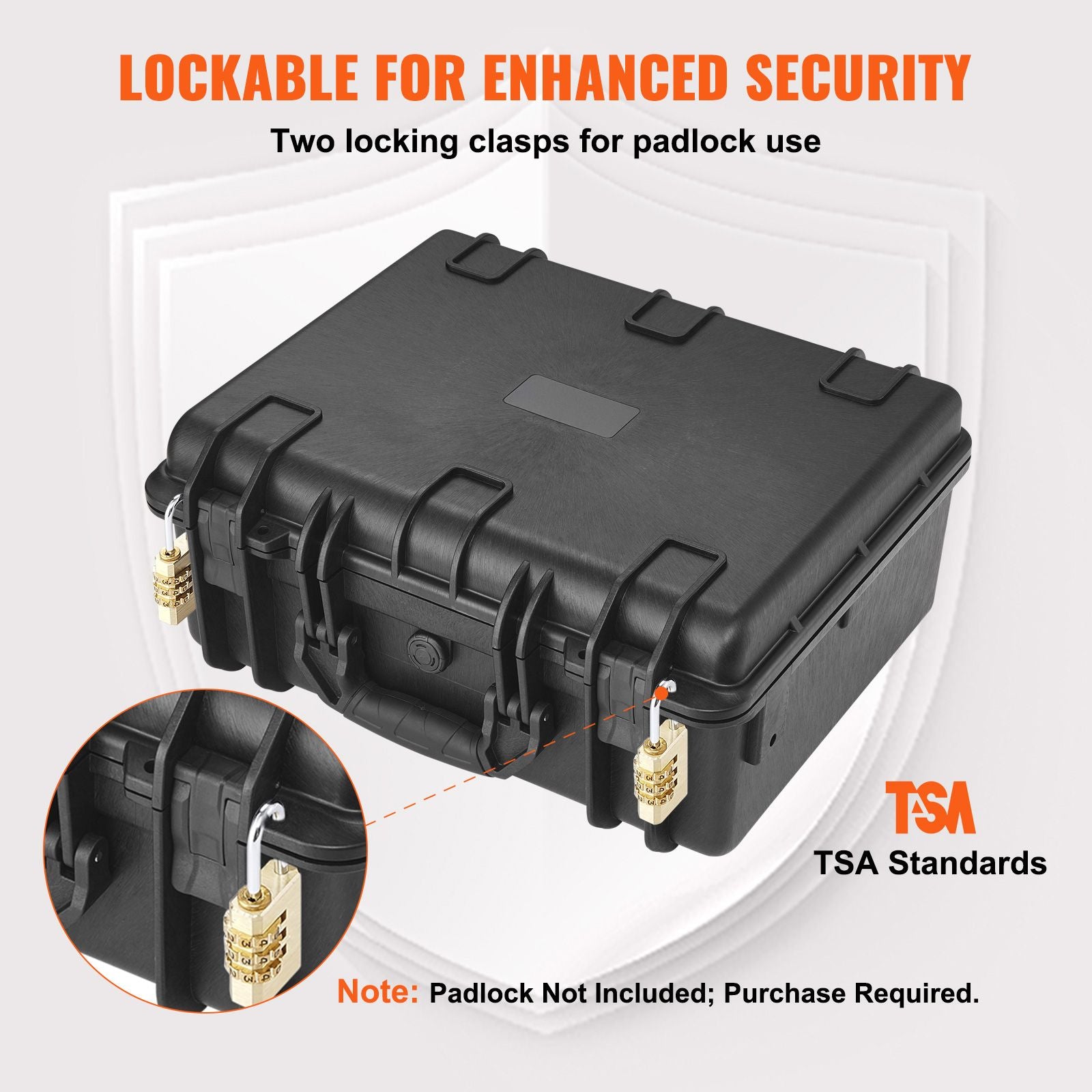 Pistol Case Waterproof Lockable