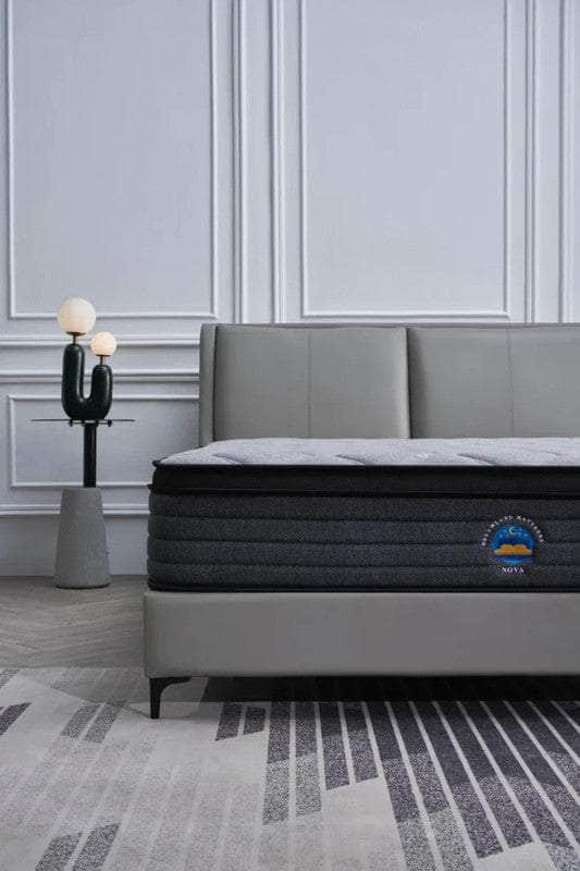 hybrid 22cms thickness euro top matttress-double