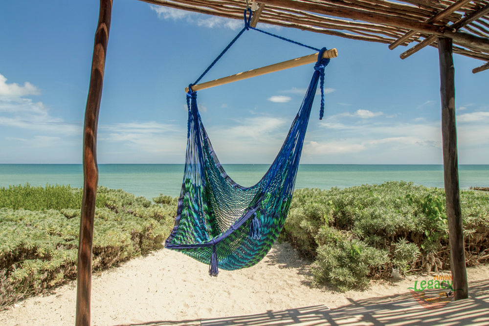 Extra Large Mexican Hammock Chair - Caribe Color