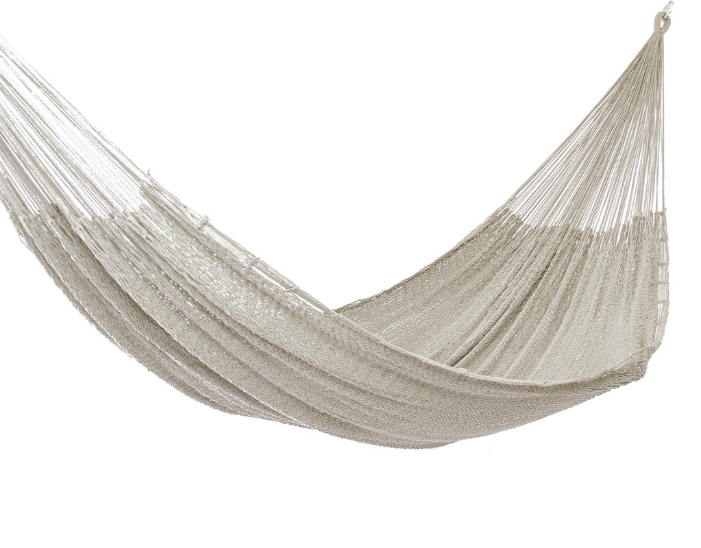 Queen Size Outdoor Cotton Mexican Hammock In Marble Colour