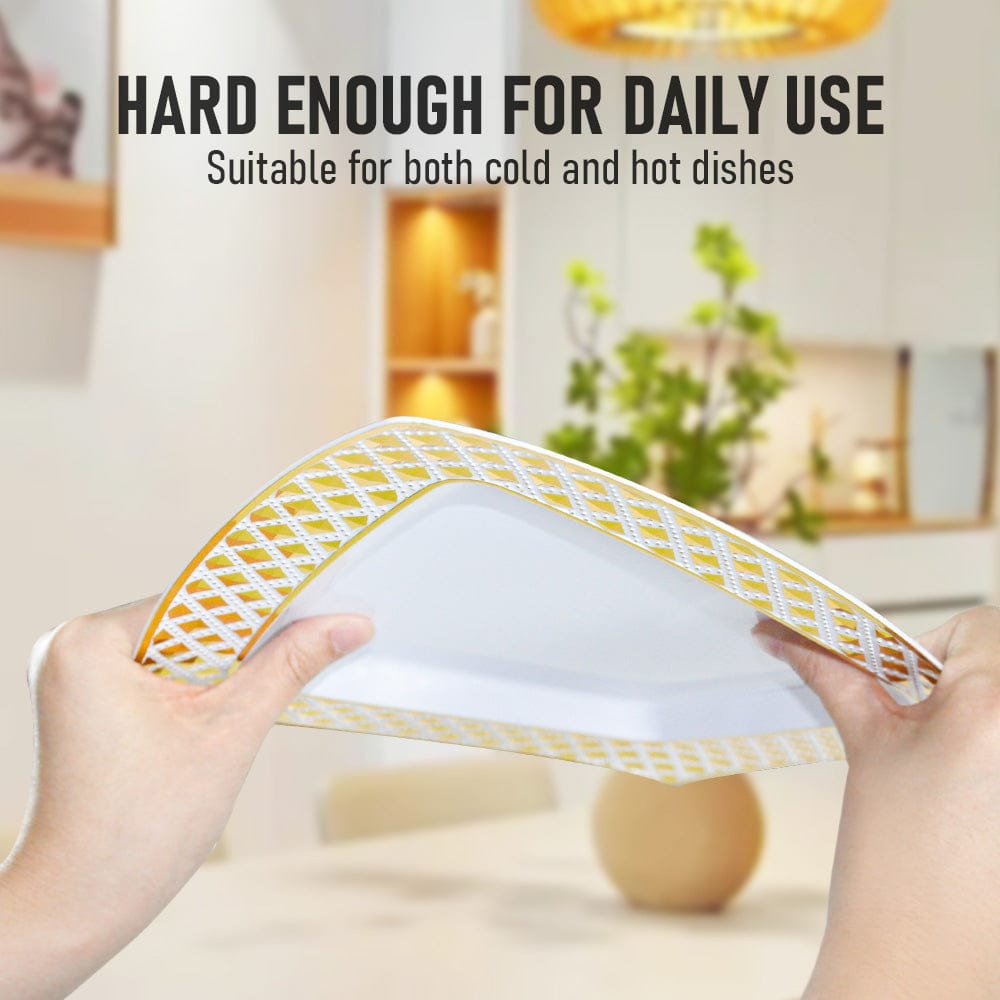 Gold Disposable Dinnerware Set