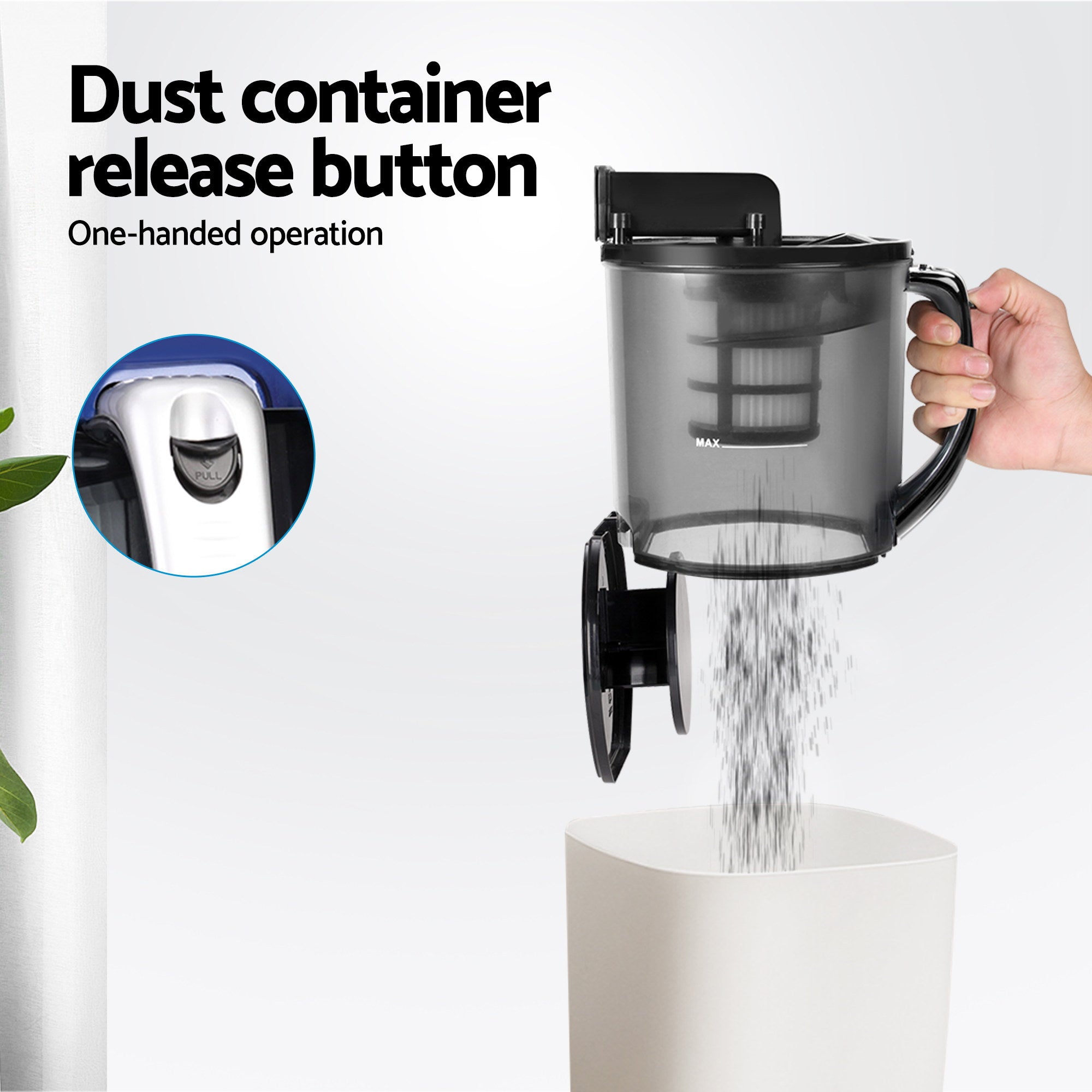 Vacuum Cleaner Bagless Cyclone Cyclonic Home Car 2200W Blue