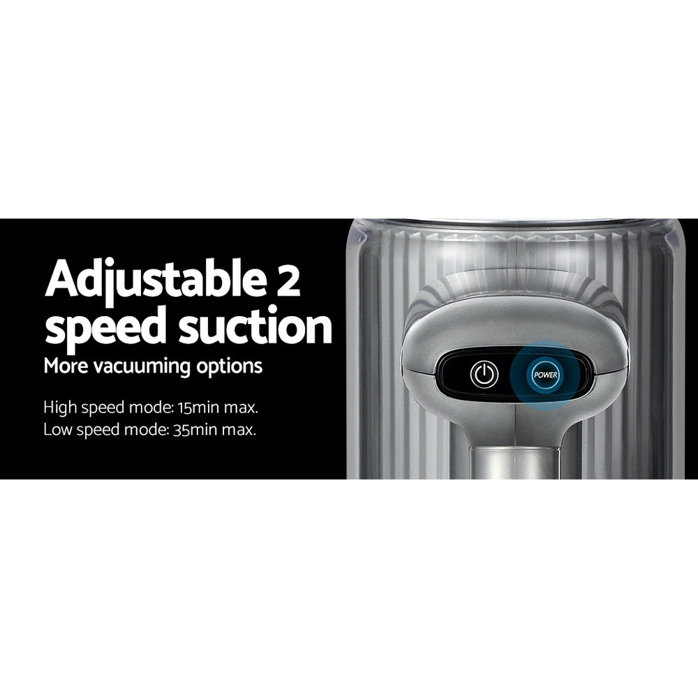 Cordless Devanti Vacuum Cleaner - 120W Purple
