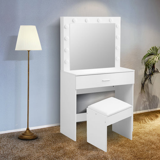 Dressing Table tool LED Makeup Mirror Jewellery organizer