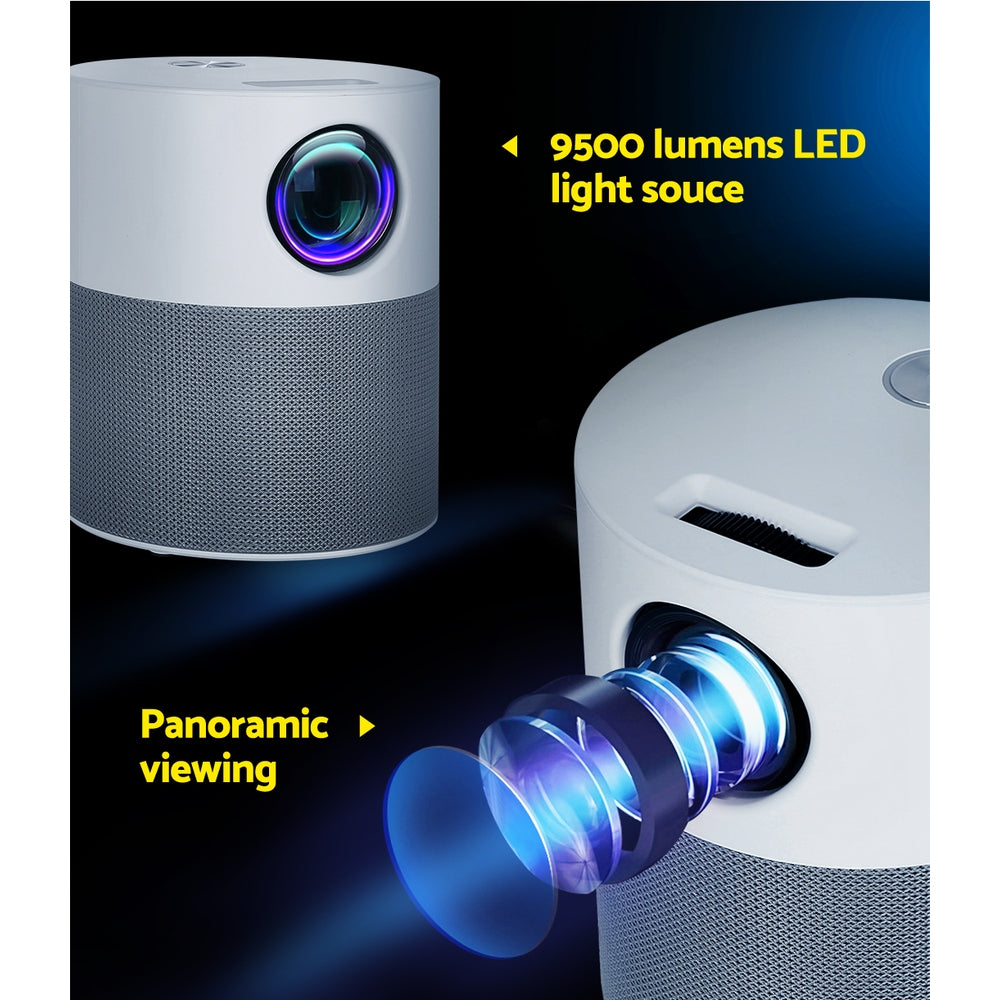Portable Mini Projector 1080P WiFi HDMI Home Theater Bag