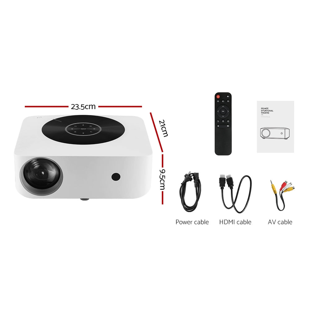 Bluetooth Video Projector Wifi 1080P Home Theater Hdmi Touch Screen