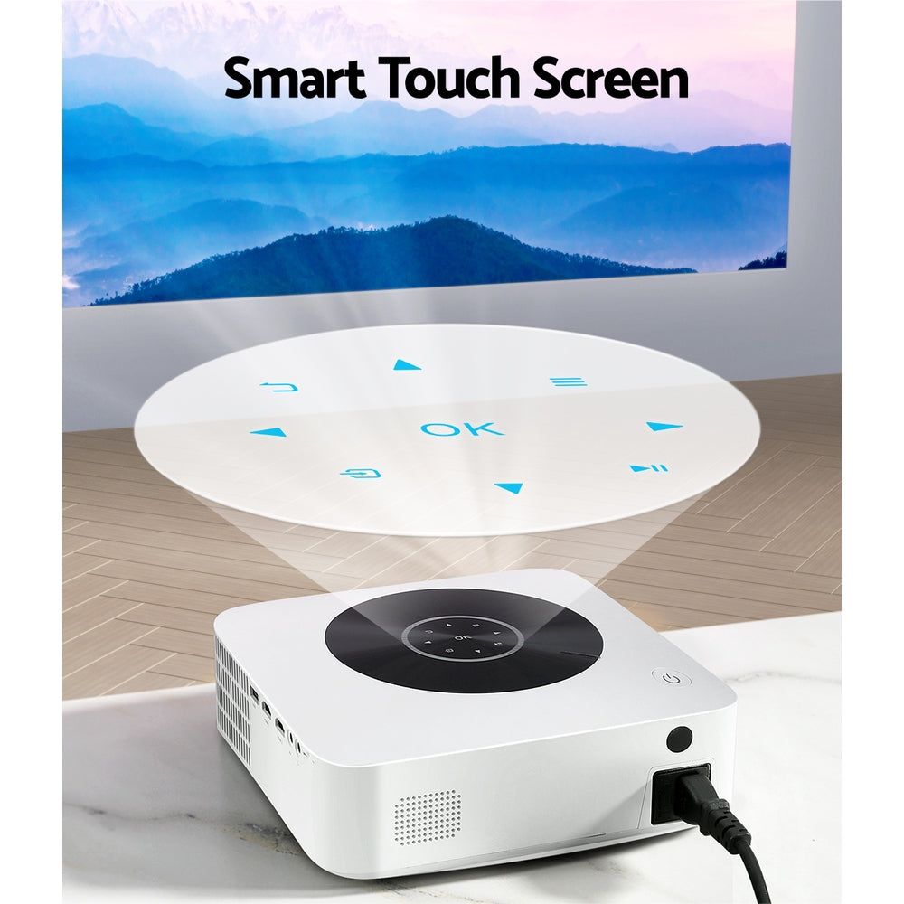 Bluetooth Video Projector Wifi 1080P Home Theater Hdmi Touch Screen