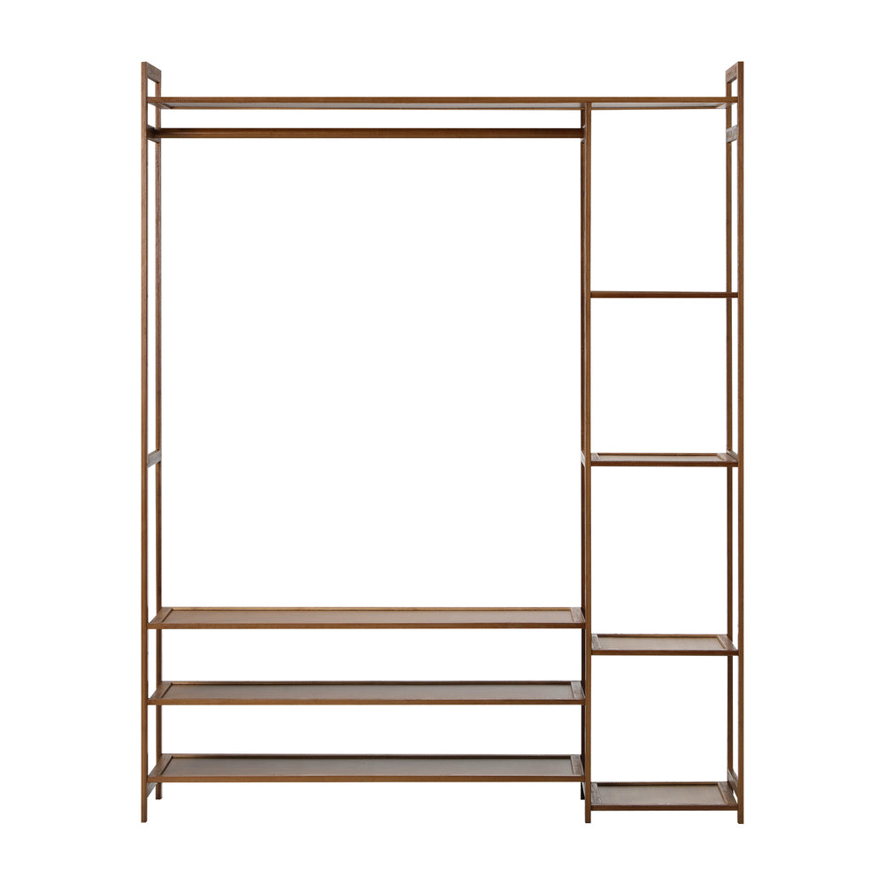 Open Wardrobe with 8 Display Shelves