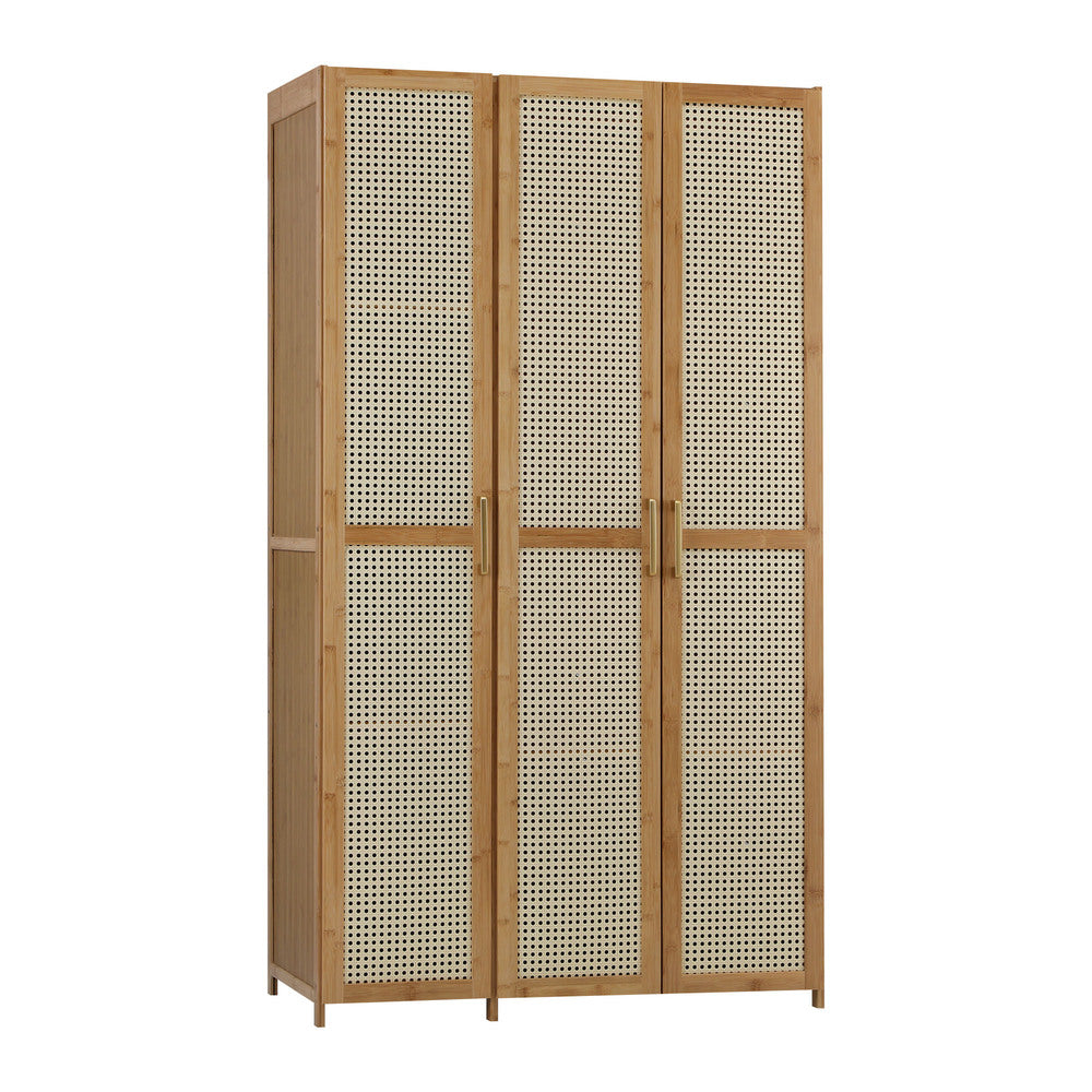 3 Door Wardrobe 6 Shelves Clothes Cabinet | Simpledeals