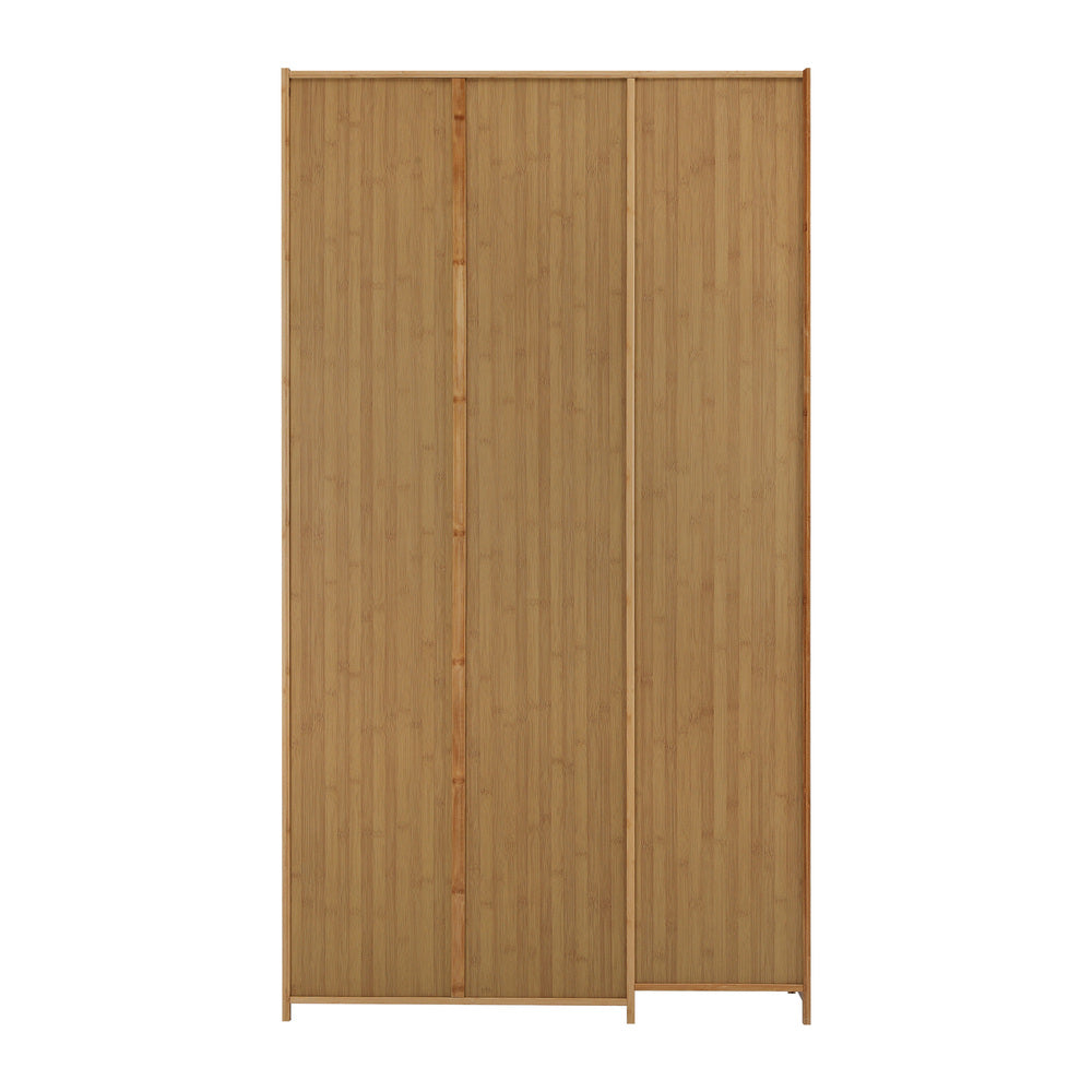 3 Door Wardrobe 6 Shelves Clothes Cabinet | Simpledeals