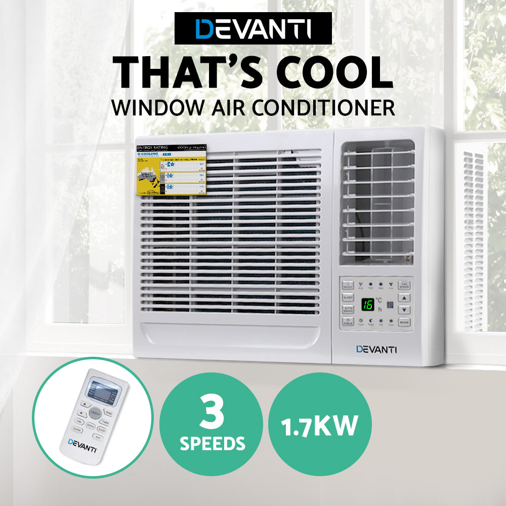 Window Air Conditioner 1.7kW Compact Cooling Unit