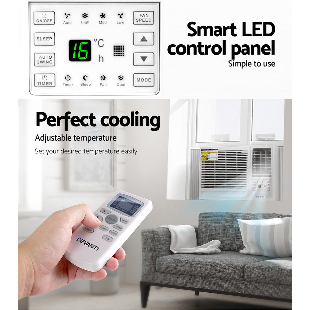 Window Air Conditioner 1.7kW Compact Cooling Unit
