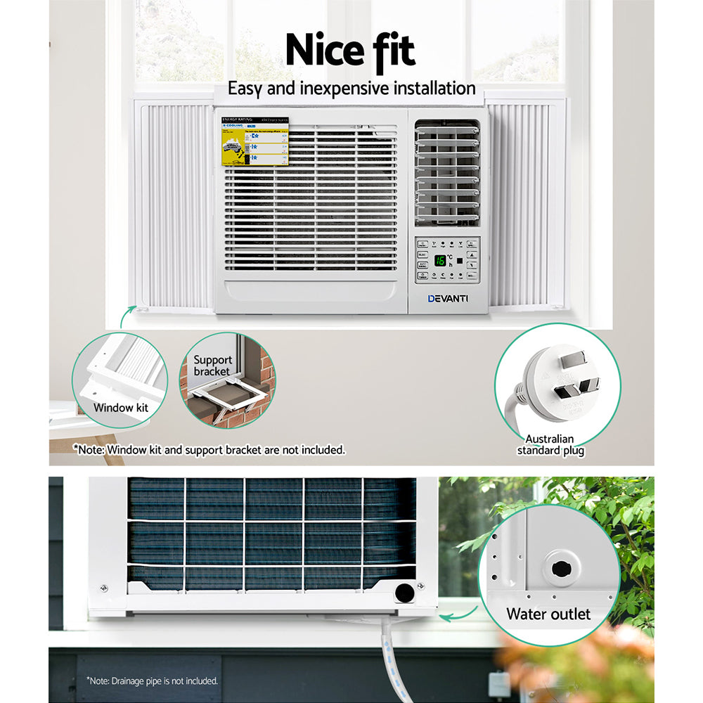 Window Air Conditioner 1.7kW Compact Cooling Unit