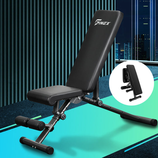 Finex FID Bench Dumbbell Weight Bench Flat Incline Decline