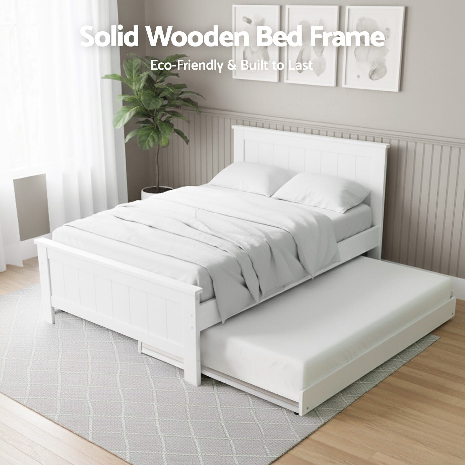 King Single Bed Frame Bookshelf 212.5x117x90cm