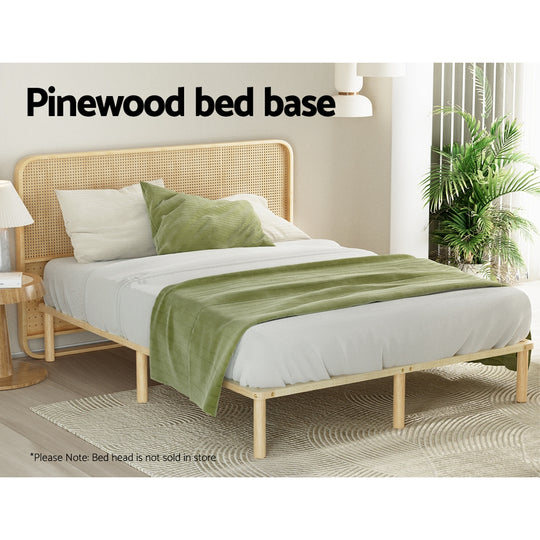 Pine Platform Series Double/Queen/King/Single Size Wooden