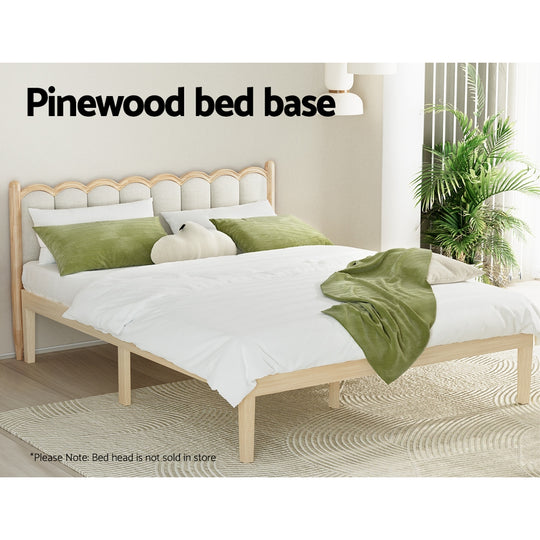 Pine Platform Series Double/Queen/single Size Wooden Bed