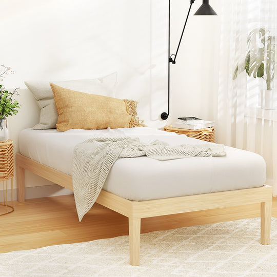 Pine Platform Series Double/Queen/single Size Wooden Bed Frame | Beds & Bed Frames - photo 25