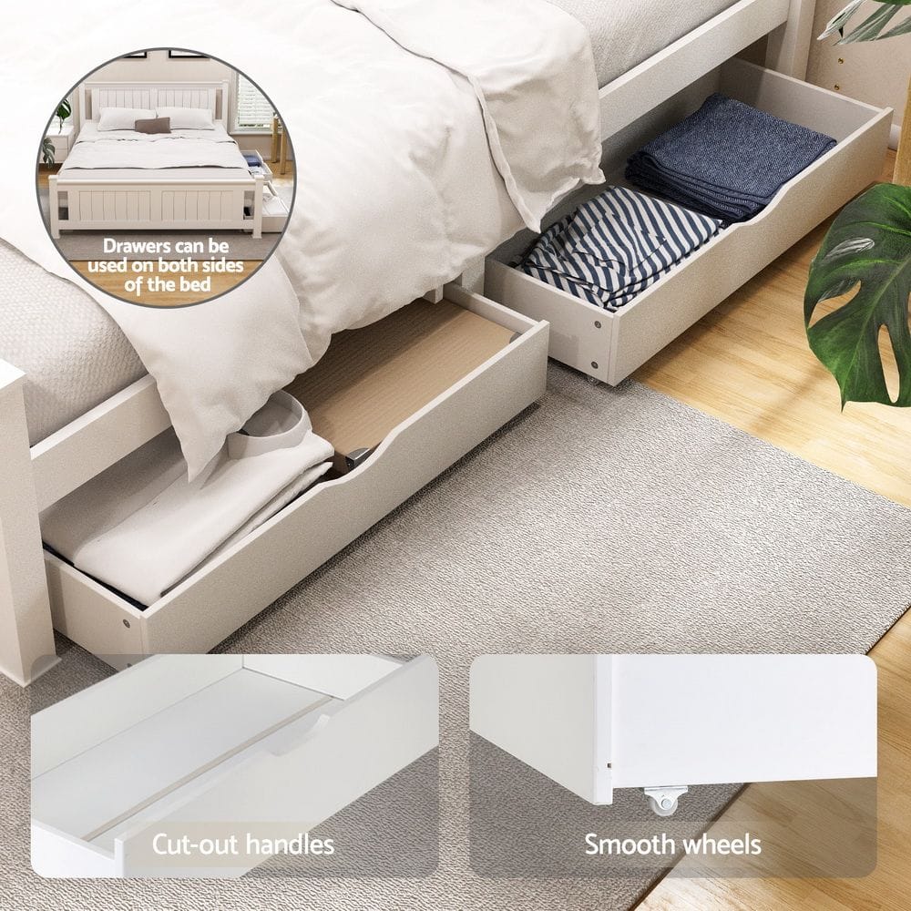 Queen Bed Frame With Storage 218x165x94cm