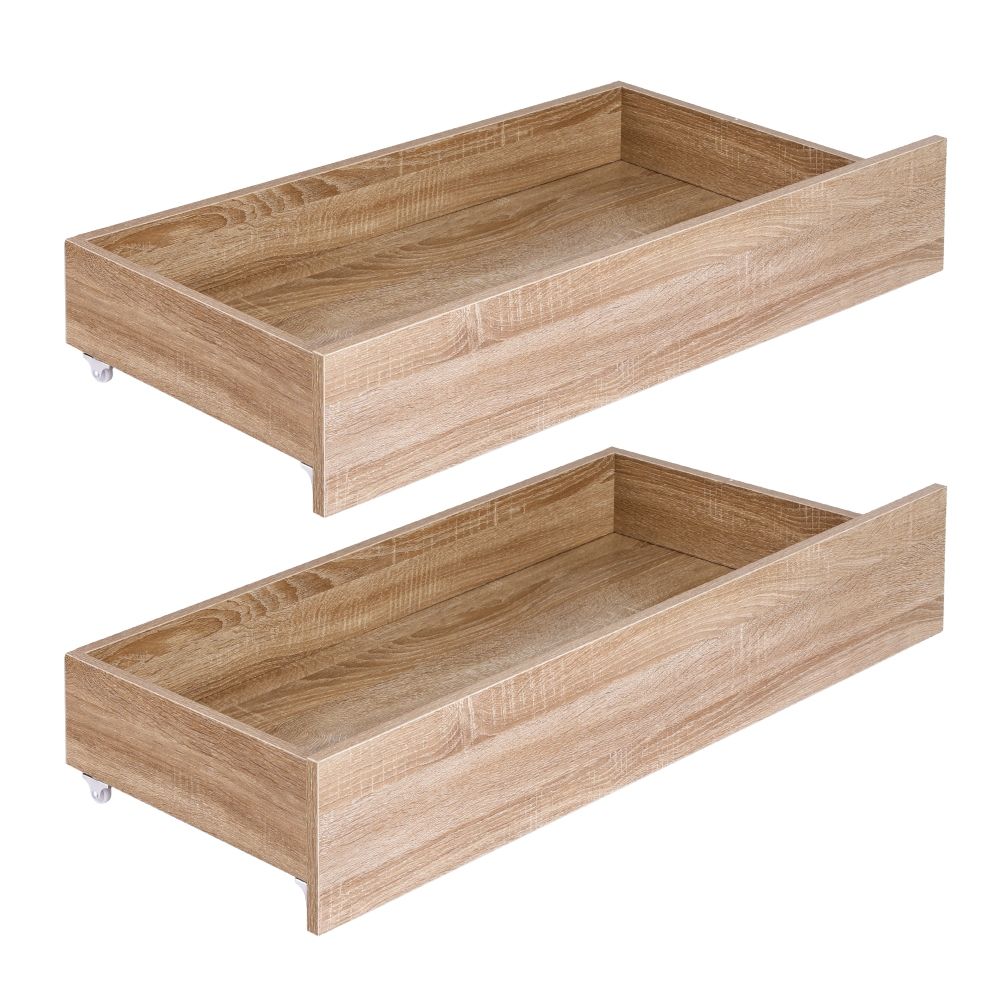 Under Bed Storage Drawers on Wheels Wooden | Simpledeals