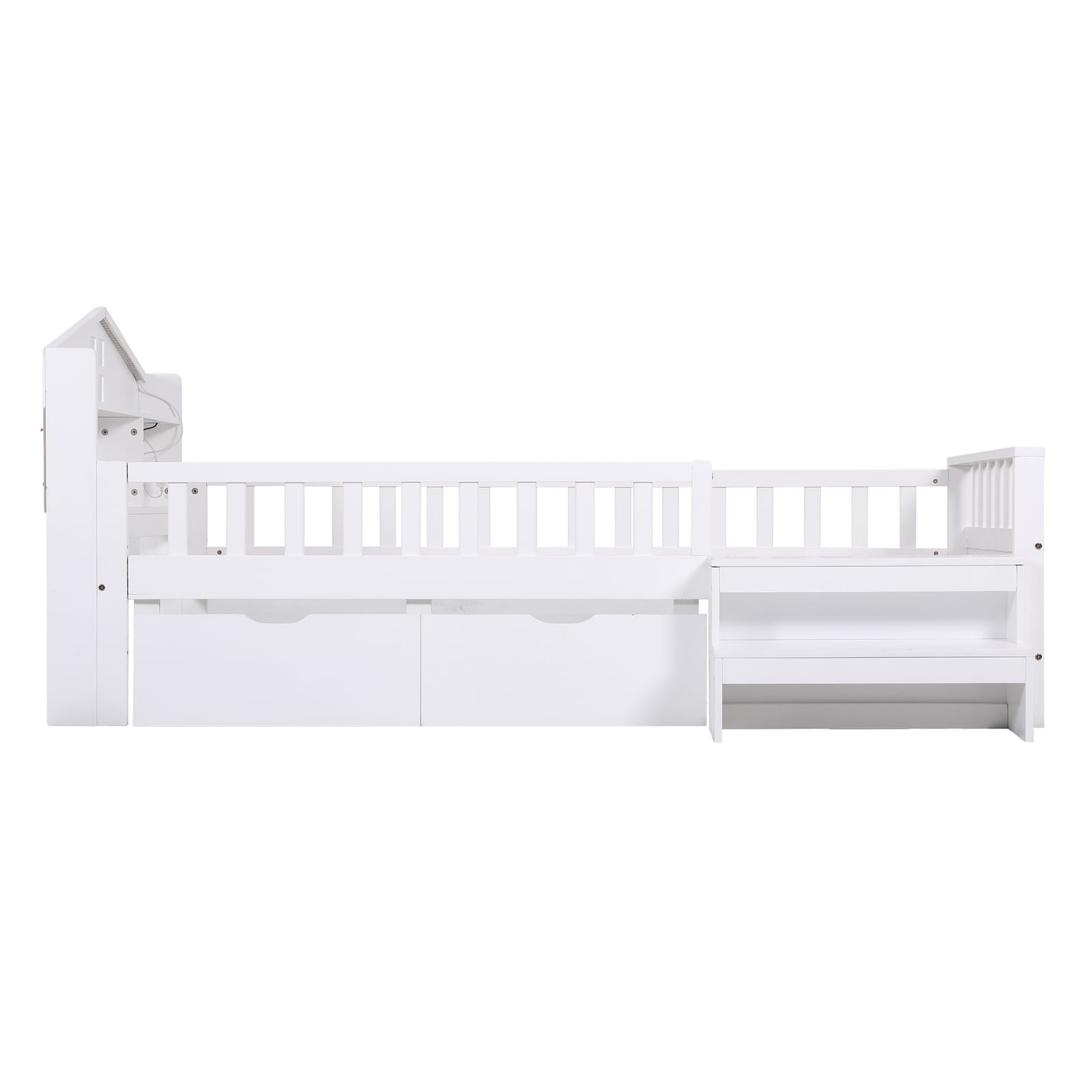 Single Bed Frame Storage 202x97x89cm