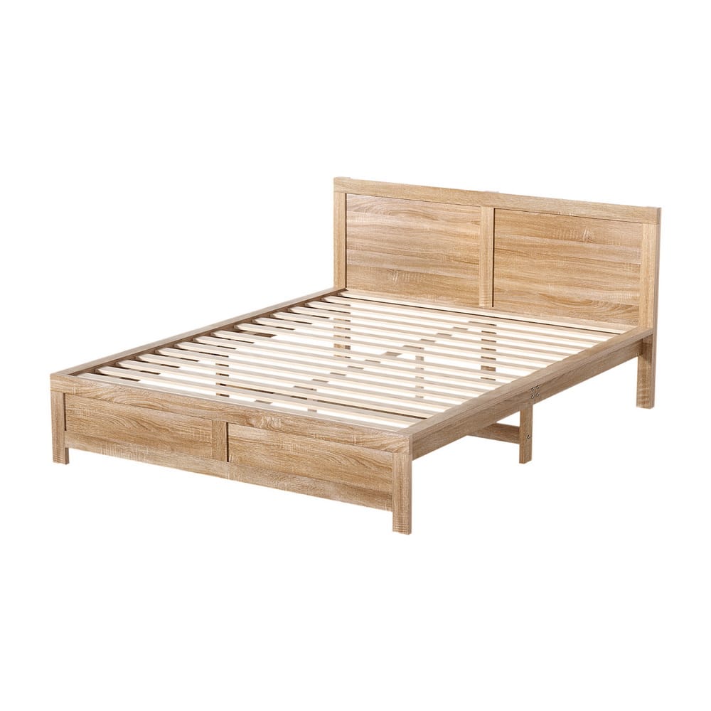 Queen Bed Frame Wooden 168x208x90cm
