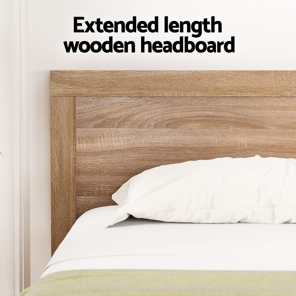 Queen Bed Frame Wooden 168x208x90cm
