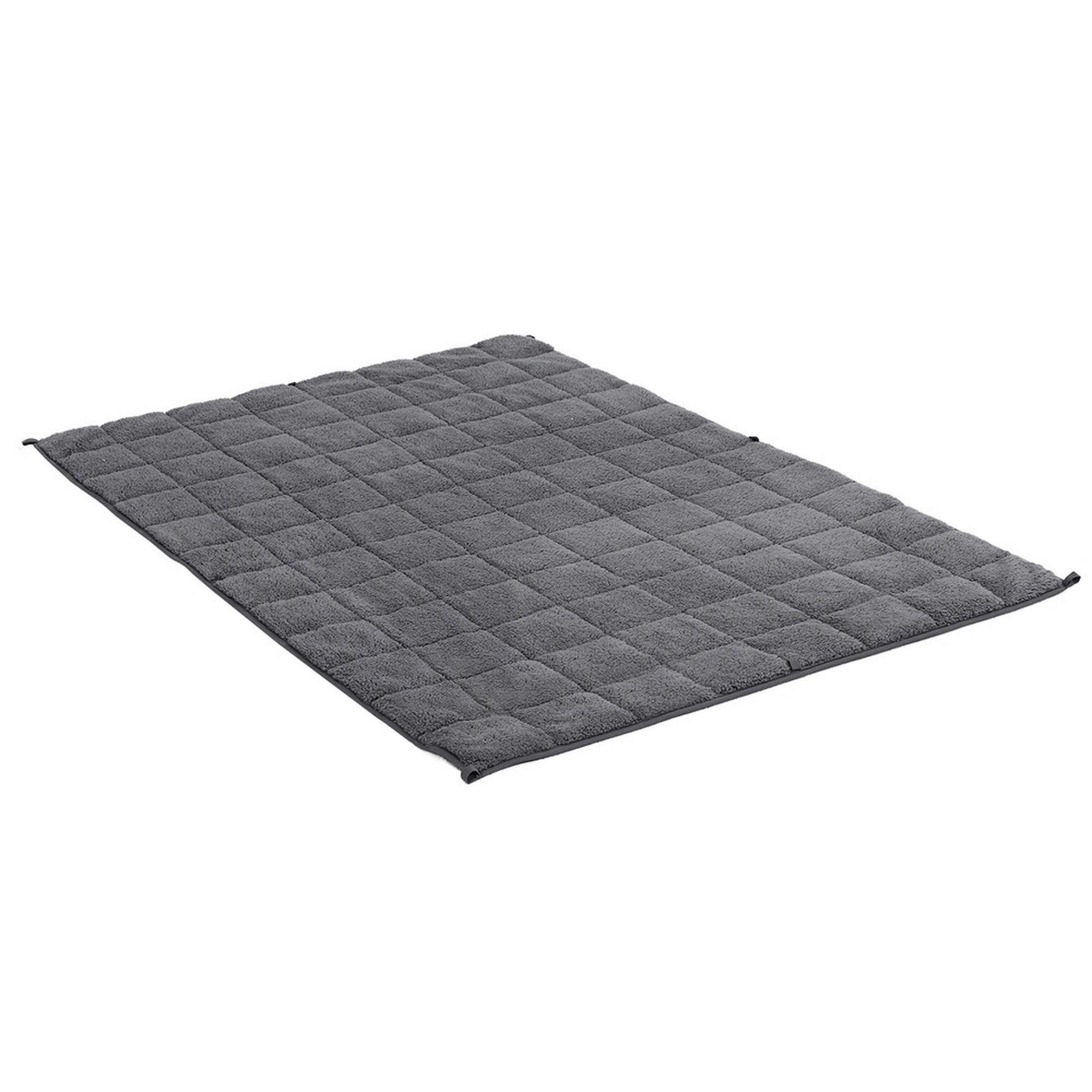 Grey Weighted Blanket 4.5KG Plush Sherpa and Fleece