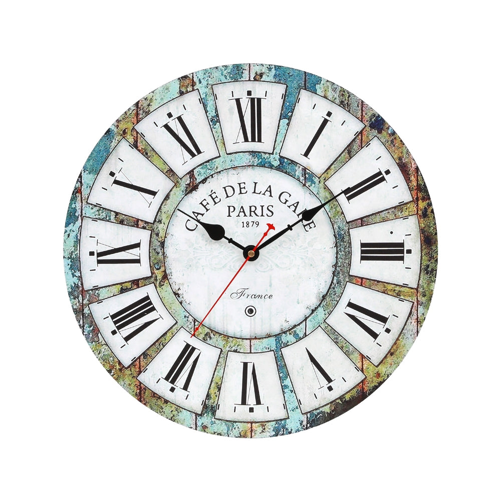 Clocks - 40CM Wall Clock Rustic Design