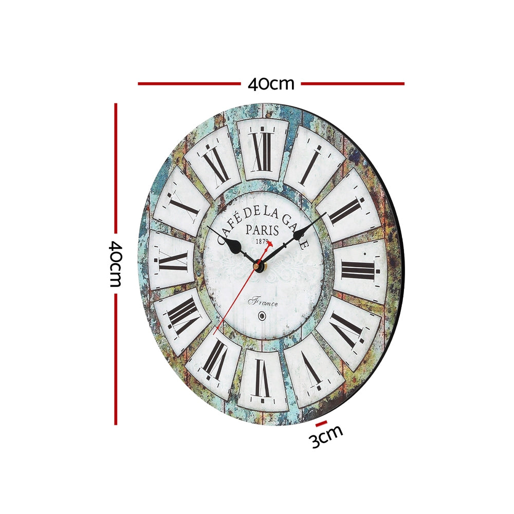 40CM Wall Clock Rustic Design | Clocks