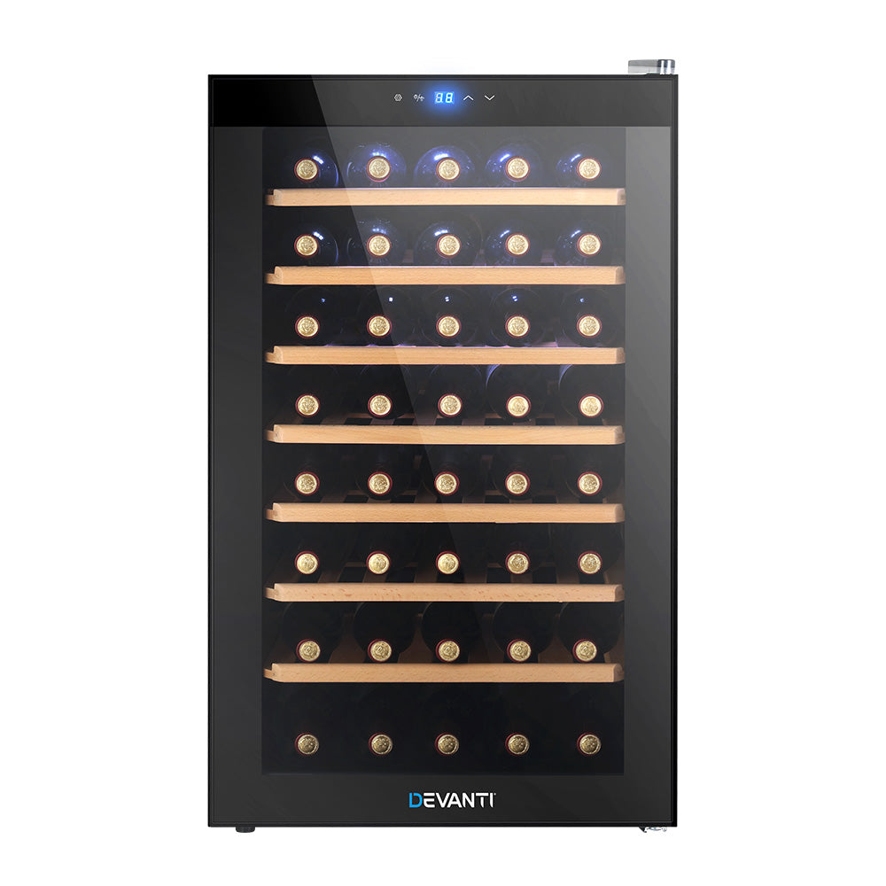 Wine Fridge Cooler 51-Bottle Capacity with Temperature Control