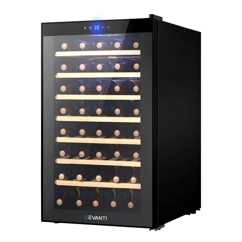 Wine Fridge Cooler 51-Bottle Capacity with Temperature Control