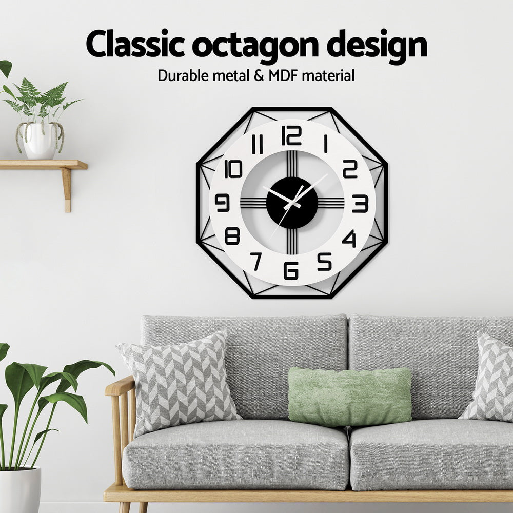 60CM Wall Clock Wooden, Clocks