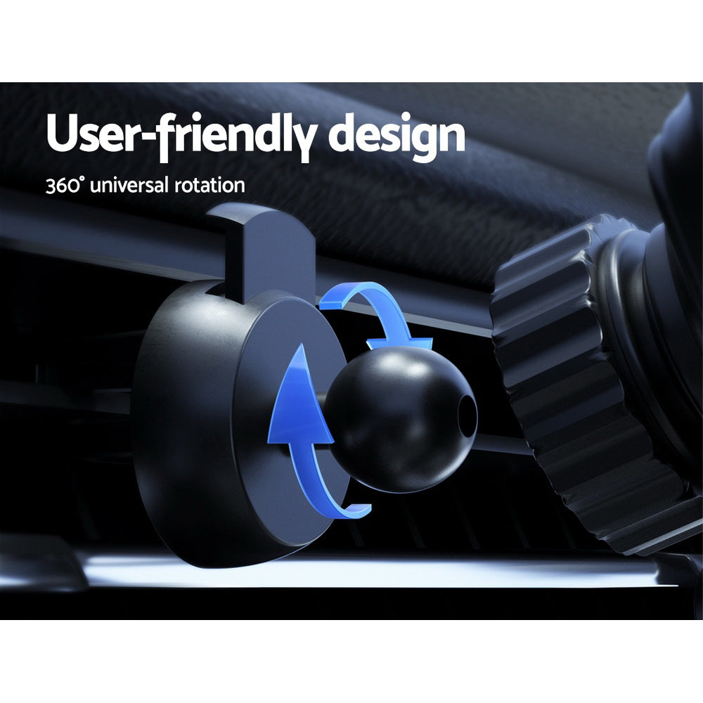 Wireless Car Charger Fast Charging Car Mount Vent Suction Cup