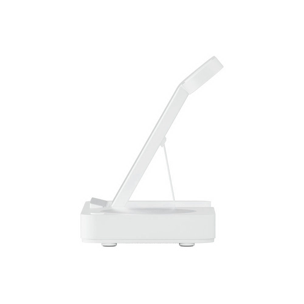 4-In-1 Wireless Charger Dock Fast Charging For Phone White with Phone Chargers