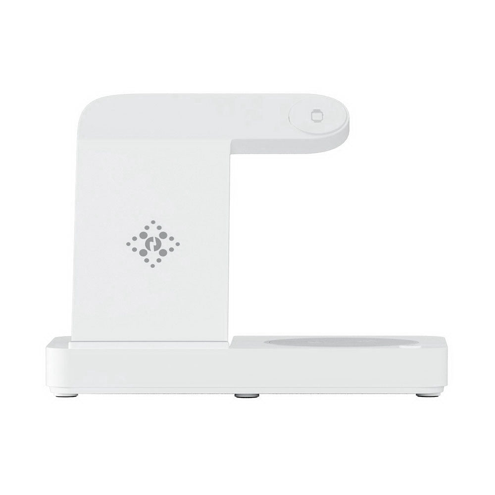 4-In-1 Wireless Charger Dock Fast Charging For Phone White