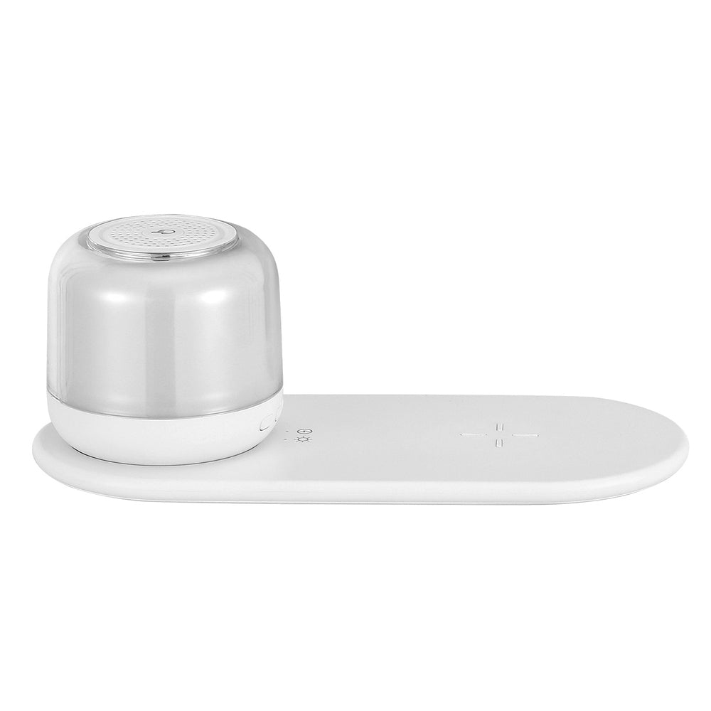 3 In 1 Wireless Charger 15W Fast Charging Rgb Light Bluetooth Speaker For Phone, Phone Chargers - photo 7
