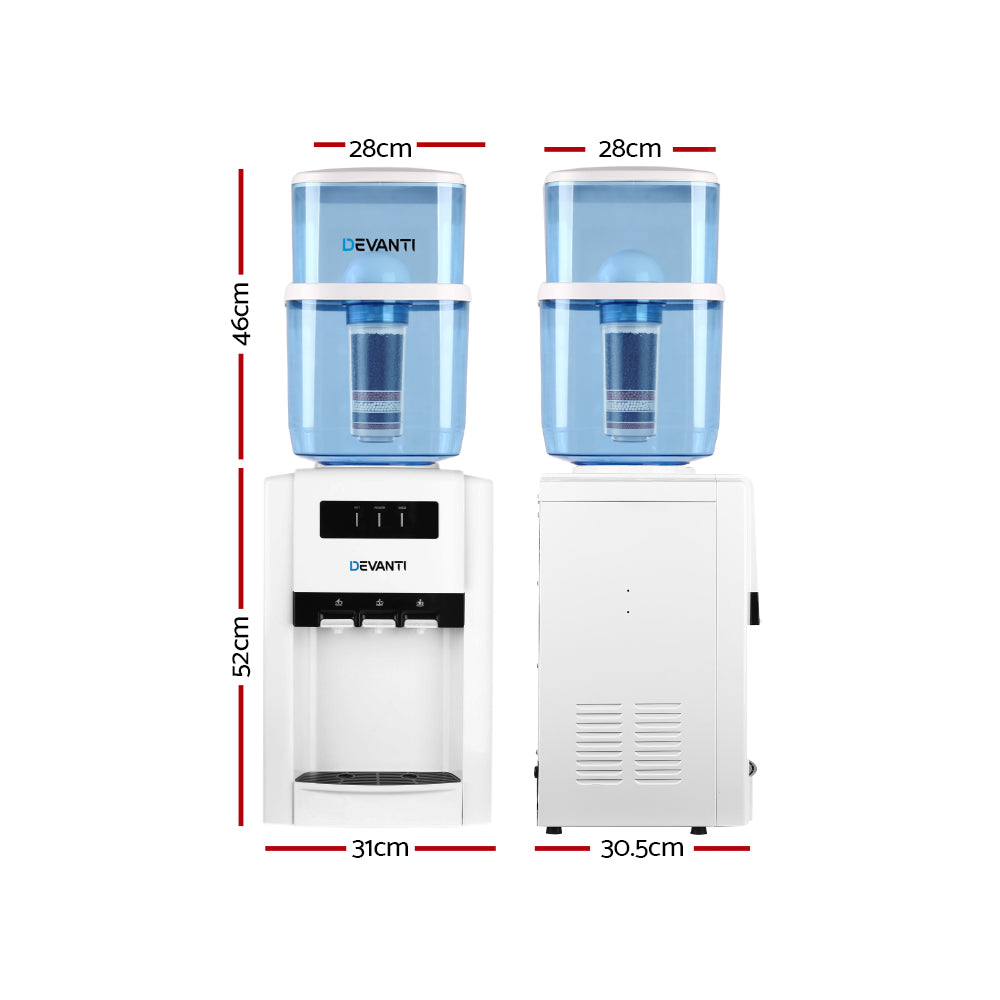 Water Cooler Dispenser Bench Top 22L