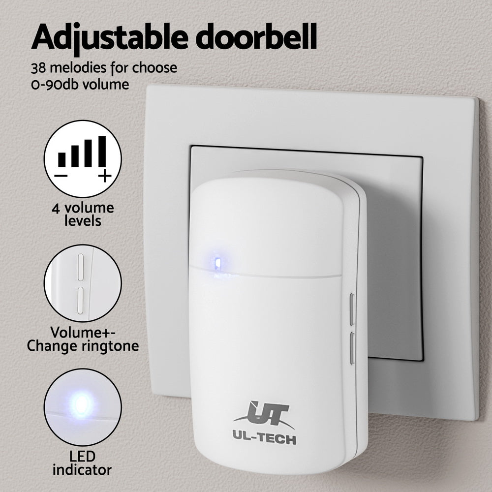 Wireless Doorbell Plugin Receiver | Intercoms & Doorbells