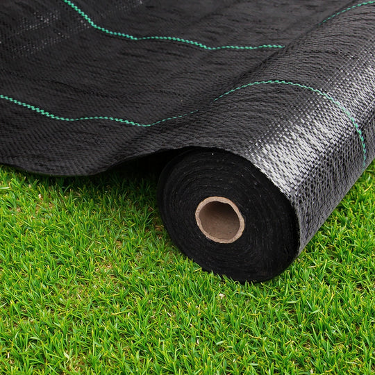 2X50M Weed Mat 110Gsm Weed Control Mat Plant Fabric Upholstery | Herbicides