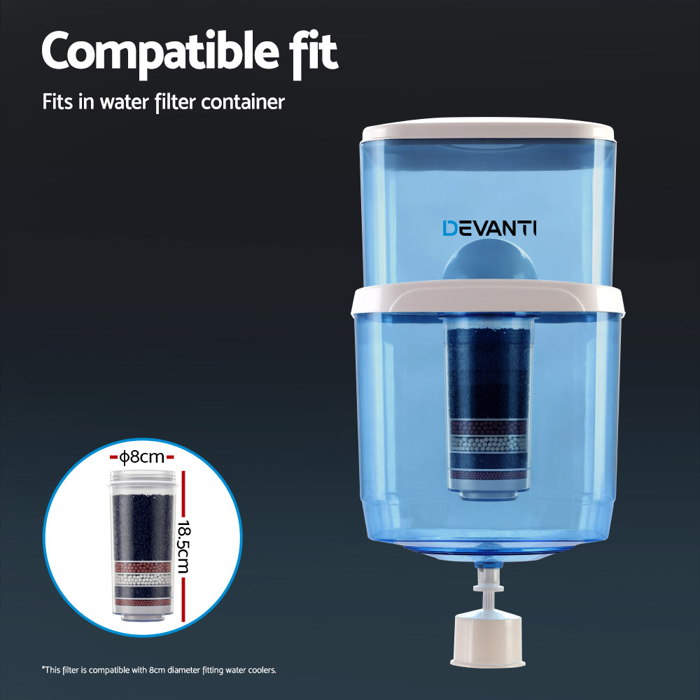 Devanti Water Cooler Dispenser 7 Stage Filter 3 Pack Replacement Filters