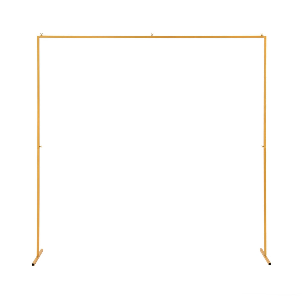 Stylish Wedding Backdrop Stand - Golden with Balloons