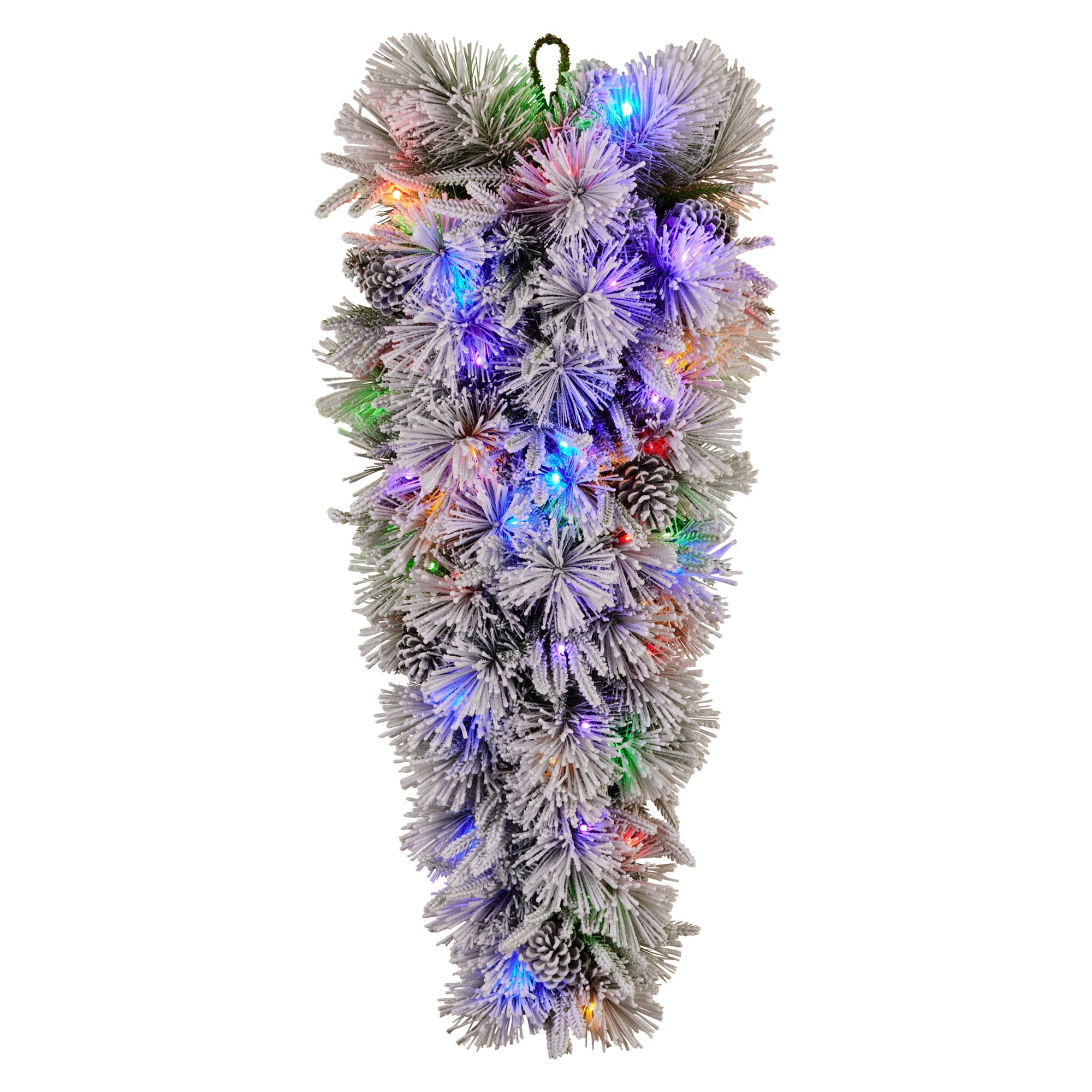 Christmas Teardrop Wreath Pre Lit
