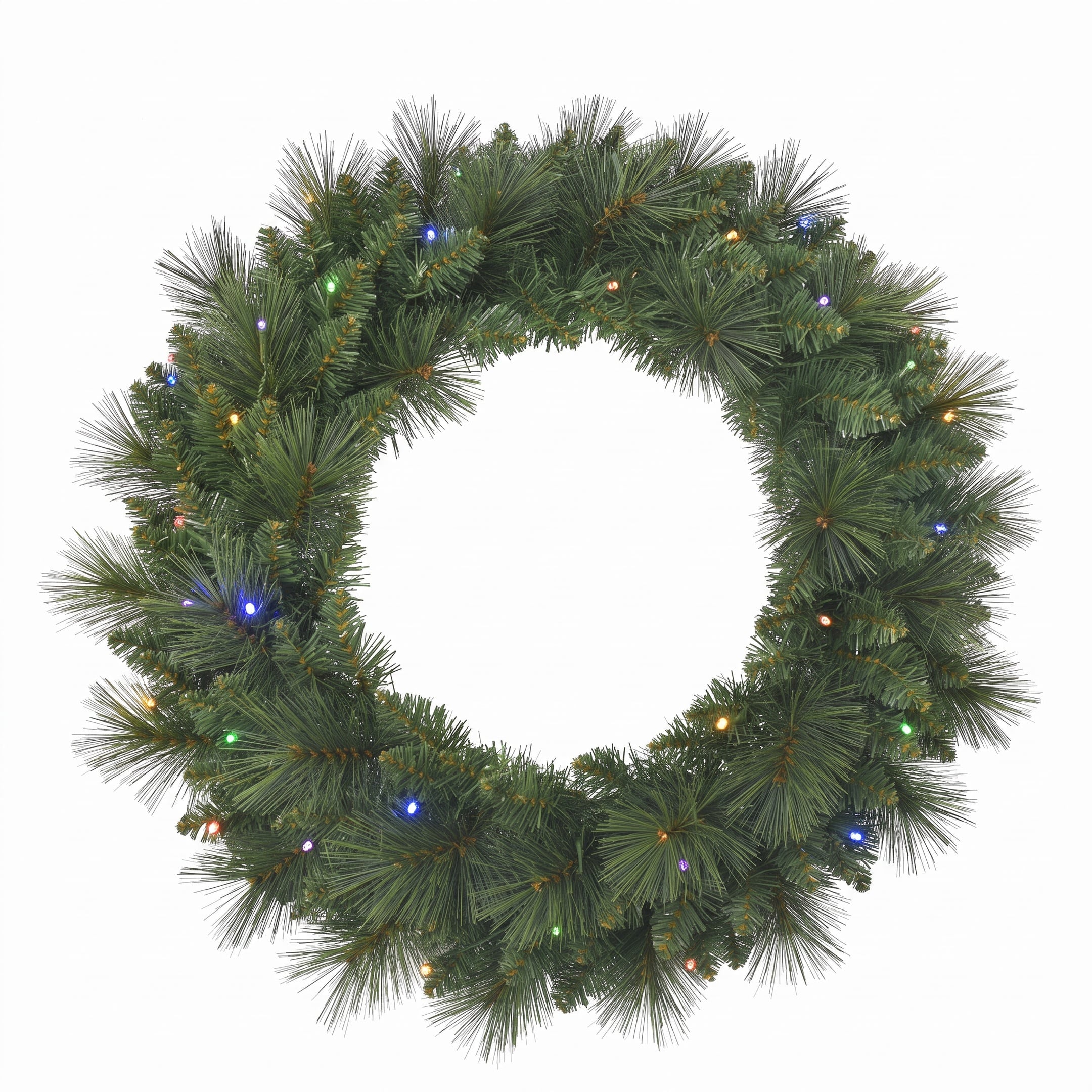 Christmas Wreath Pre Lit Pine
