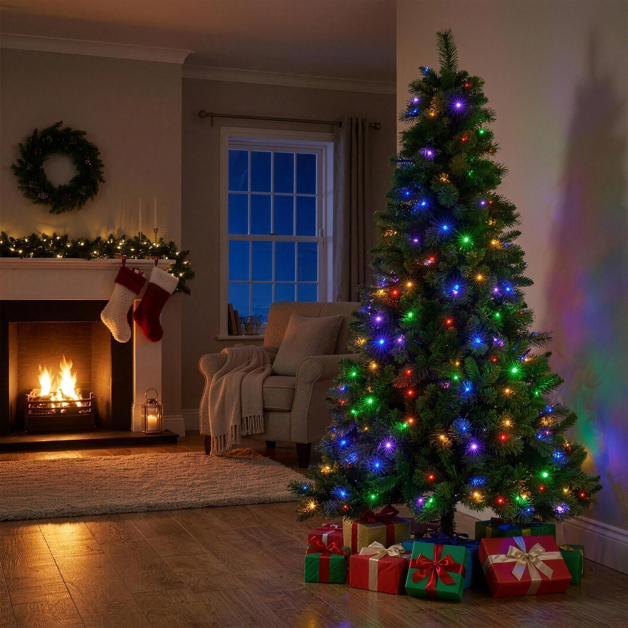 Christmas Tree Pre Lit Green