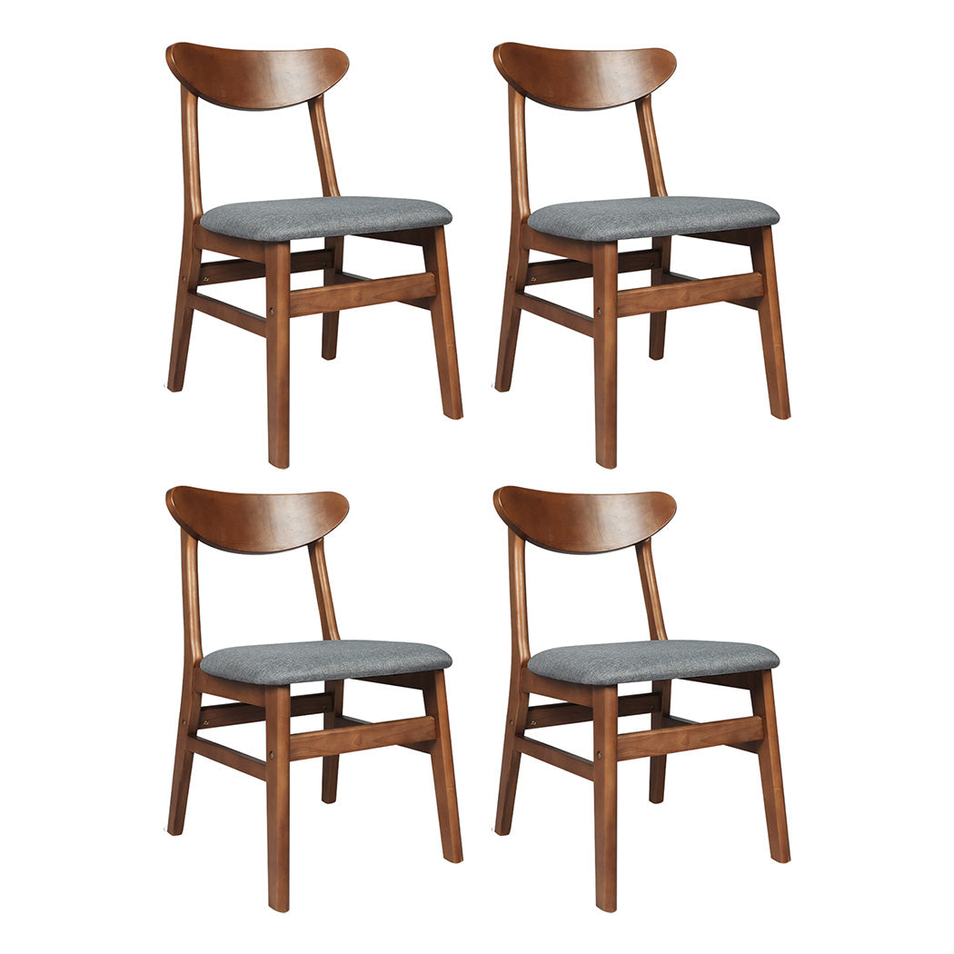 id13&14 - Ergonomic 4xDining Chairs Kitchen Chair  Easy Assembly Classic
