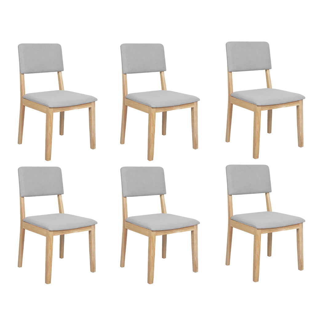 Modern Dining Chairs 6 Upholstered Kitchen Chair  Foldable Function