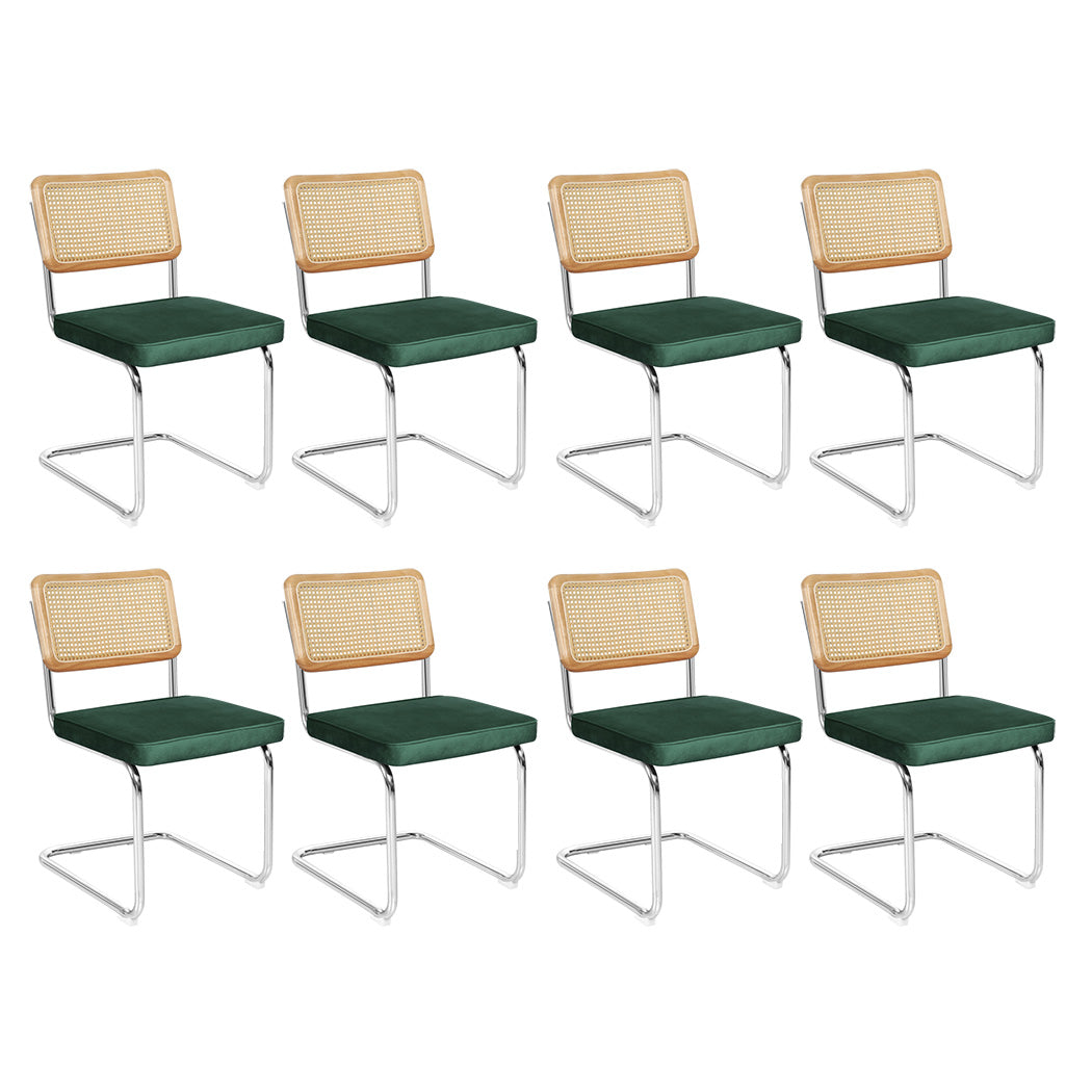 Contemporary 8xRattan Chair Dining Chairs  Premium Quality Build